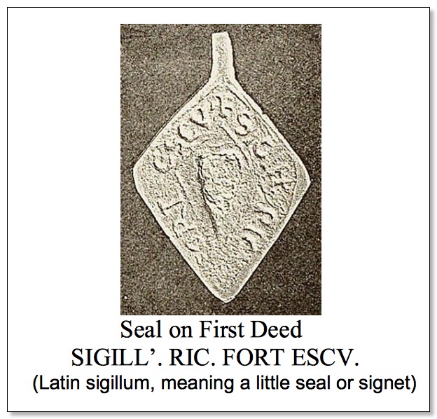 Seal on First Deed